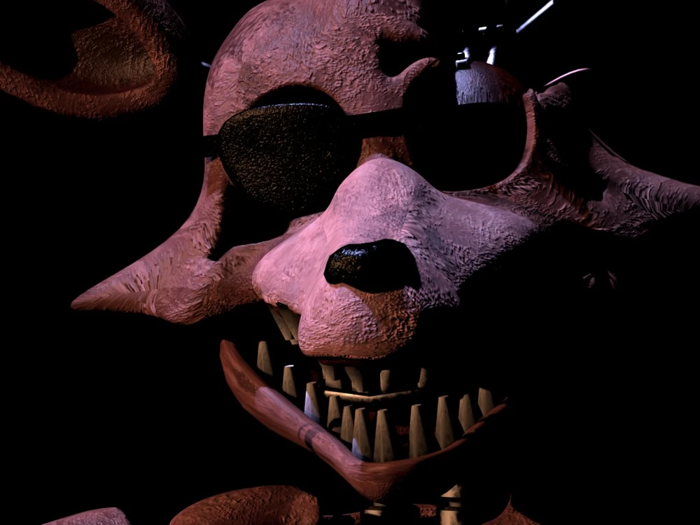 FNAF 1 Night 2 - Eyeless Foxy Screen