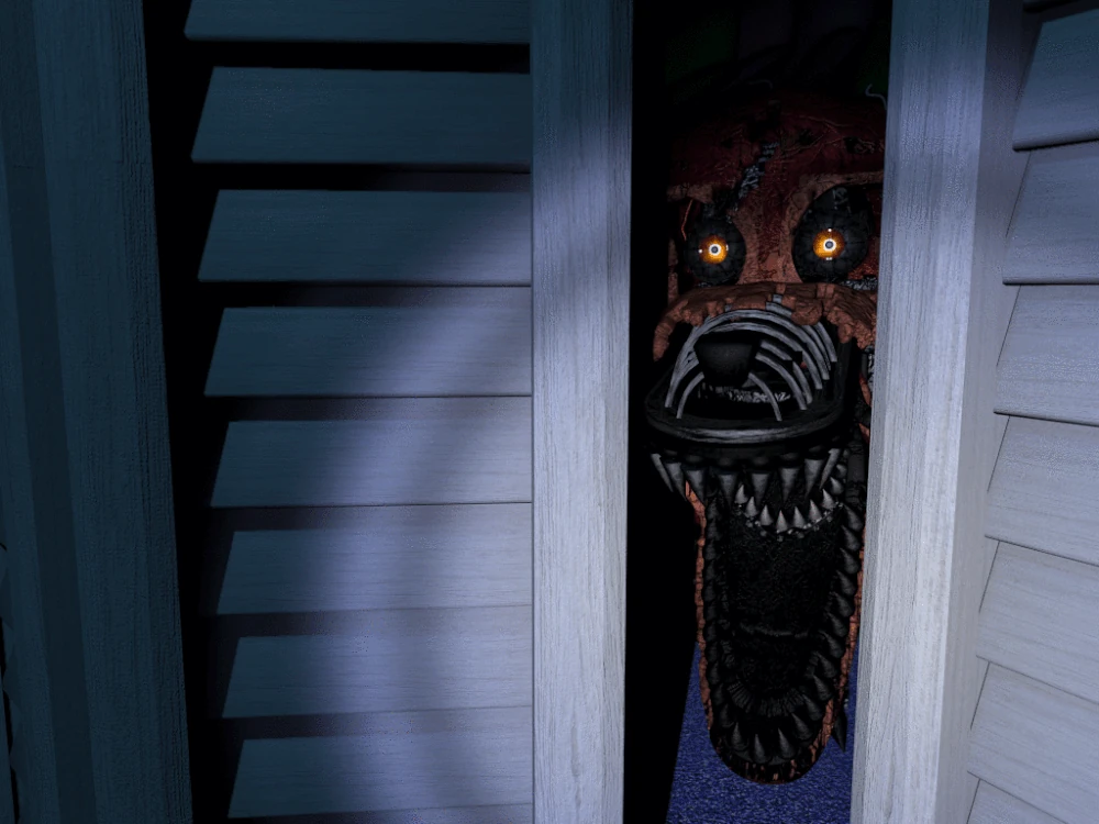 FNAF 4 - Nightmare Foxy Bite