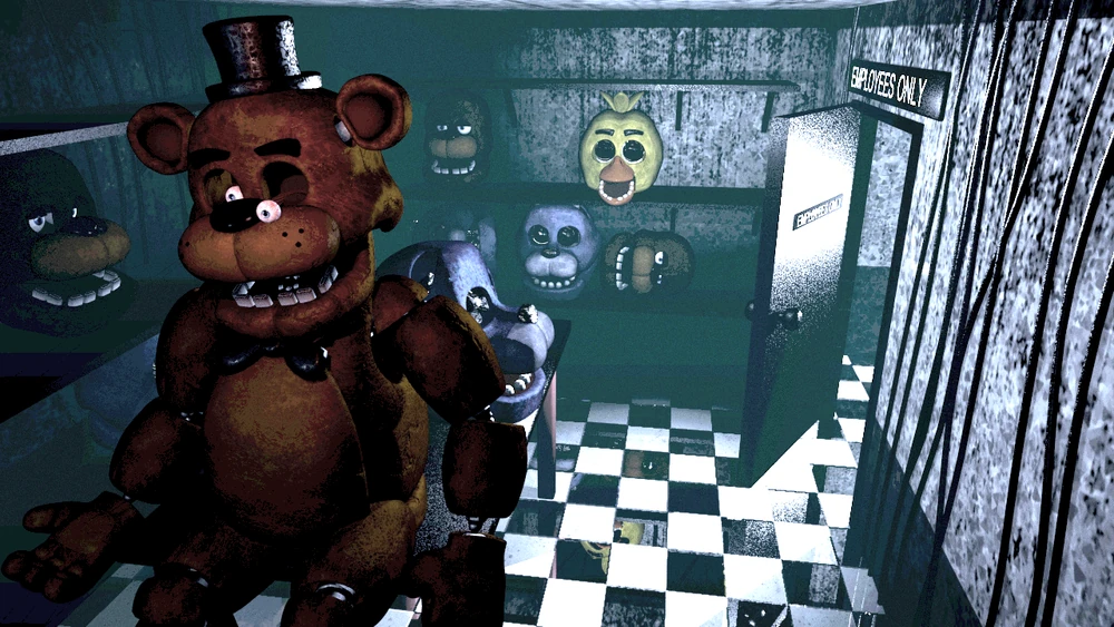 FNAF 1 Night 3 - Golden Freddy